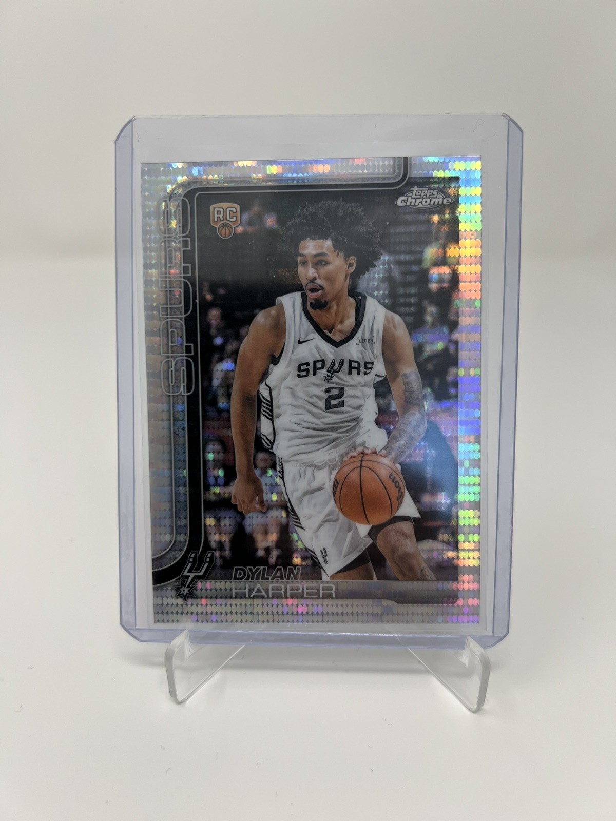 2025-26 Topps Chrome Dylan Harper Pulsar Refractor Rookie #252 