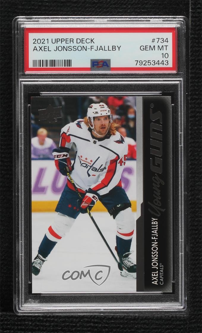 2021-22 Extended Series Axel Jonsson-Fjallby Young Guns PSA 10 GEM MT RC Rookie Card