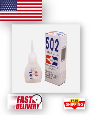502 Super Glue Instant Adhesive Cyanoacrylate Strong Adhesion Fast Repair