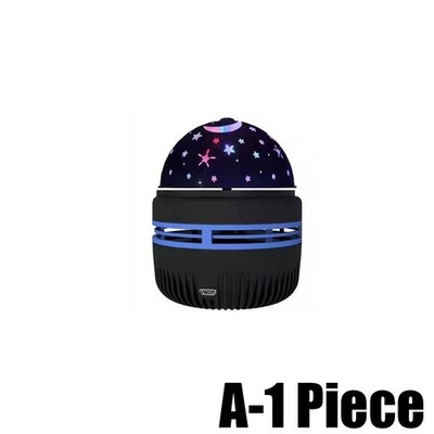 LED Starry Galaxy Projector Night Light Star Sky Moon Auto-Rotating Ambient Lamp