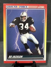 Bo Jackson~1990 Score Ground Force~card #330 Raiders