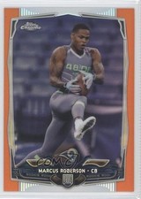 2014 Topps Chrome Retail Orange Refractor Marcus Roberson #190 0w8