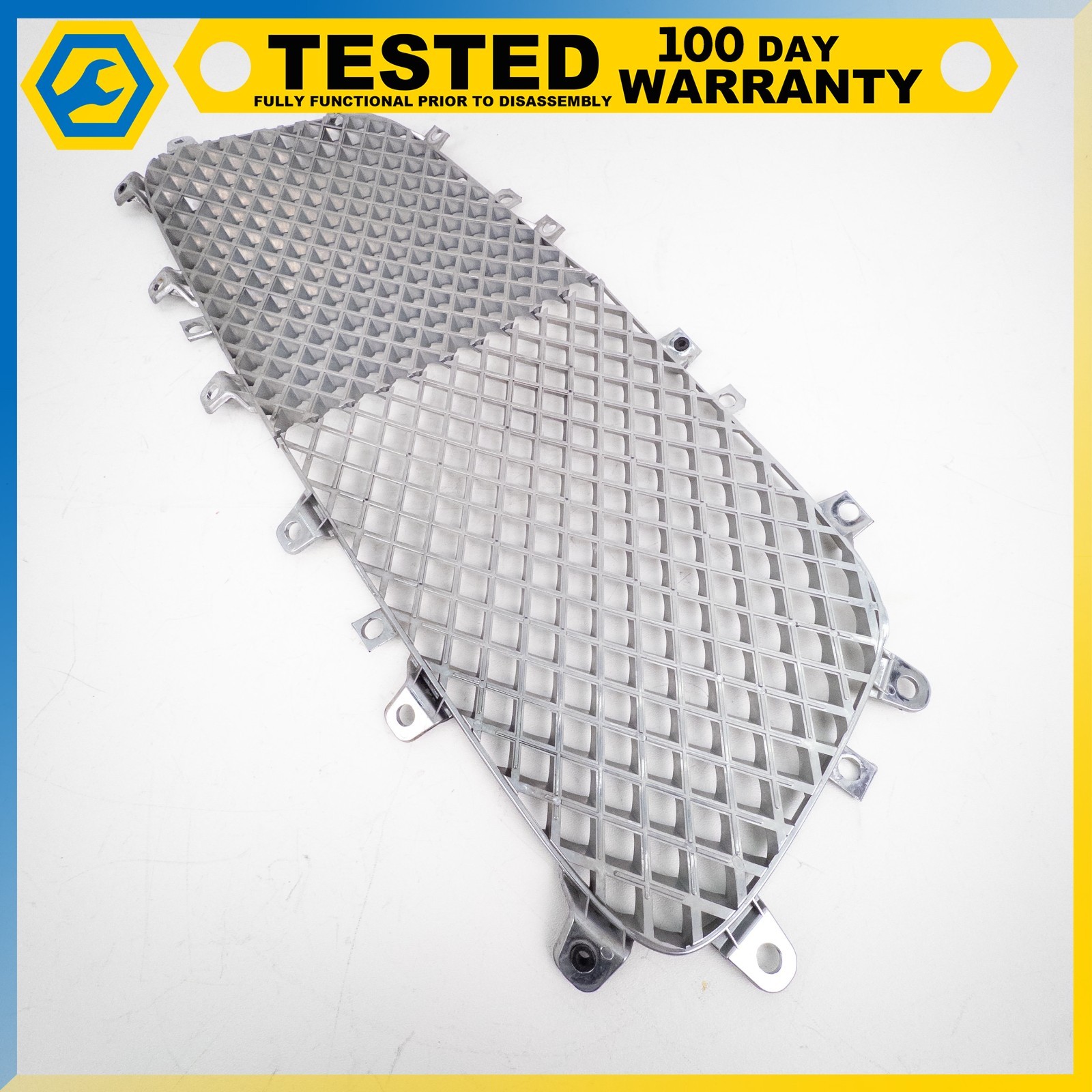 03-10 BENTLEY CONTINENTAL GT LEFT & RIGHT SIDE HOOD RADIATOR GRILLE GRILL SET OE