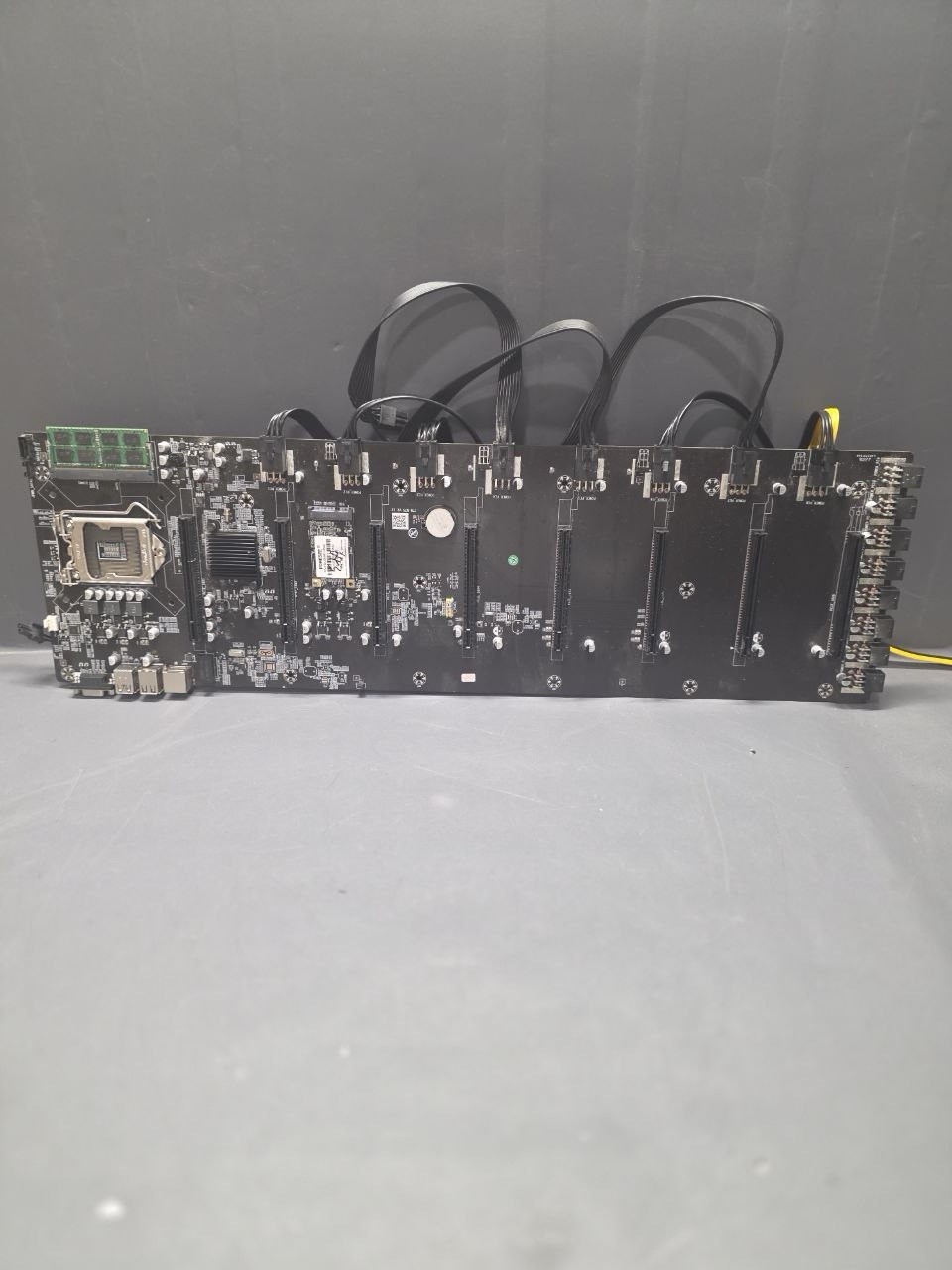 ETH-B75 V2.12 Mining Motherboard LGA1155 8-GPU DDR3 w/ 8GB RAM