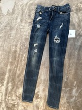 EXPRESS Jeans Women's Size 6 Reg Blue Legging Skinny High Rise Jeans