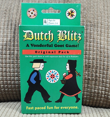 Dutch Blitz Original Pack Complete Card Game Strategy 2-4 Players Ages 8-11