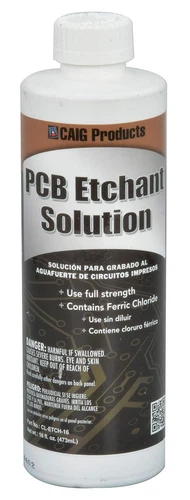 CL-ETCH-16 Ferric Chloride PCB Etchant Solution 16Oz Bottle