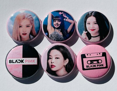 BLACKPINK KPOP ROSE JISOO LISA JEANNIE - 6PC 1'' INCH PIN PINBACK BUTTON [BM113]