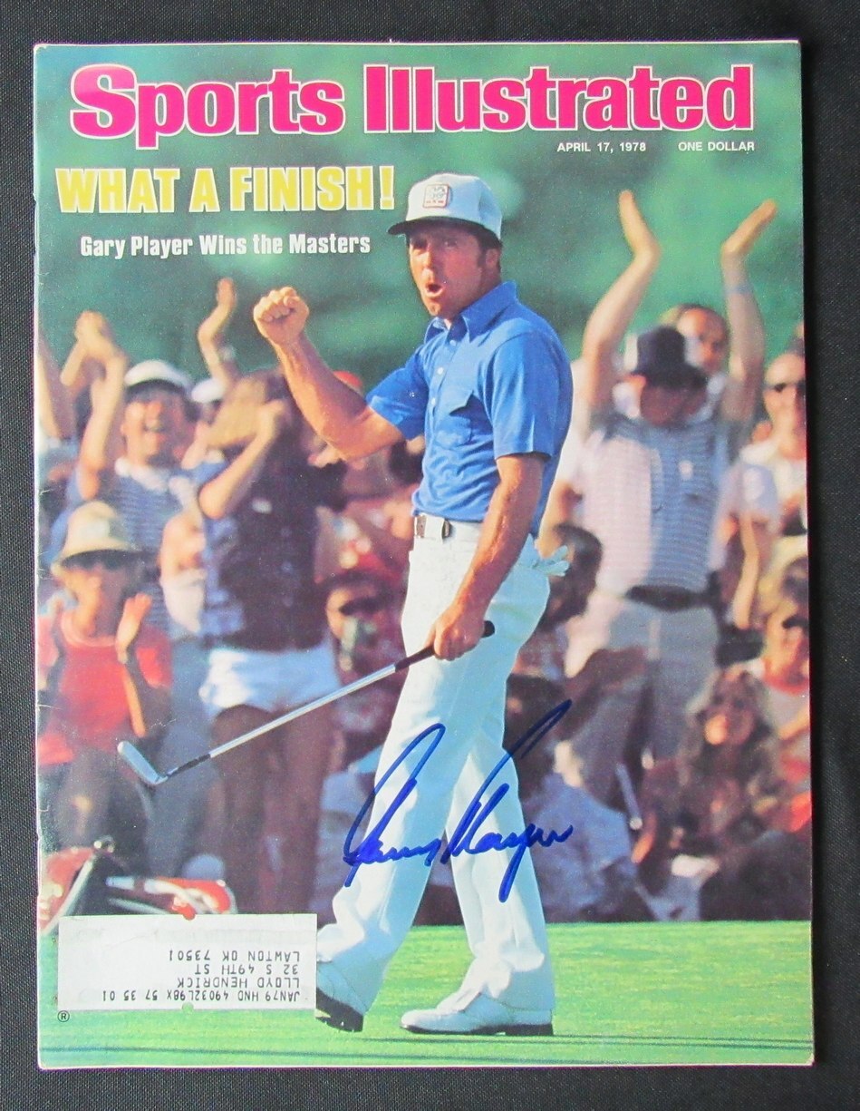 Gary Player Autographed Signed /Auto 4/17/78 Sports Illustrated Magazine PGA Champ JSA 187287 