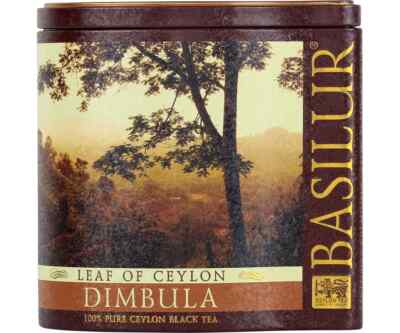 Basilur Leaf of Ceylon Dimbula black tea natural drink immune boost