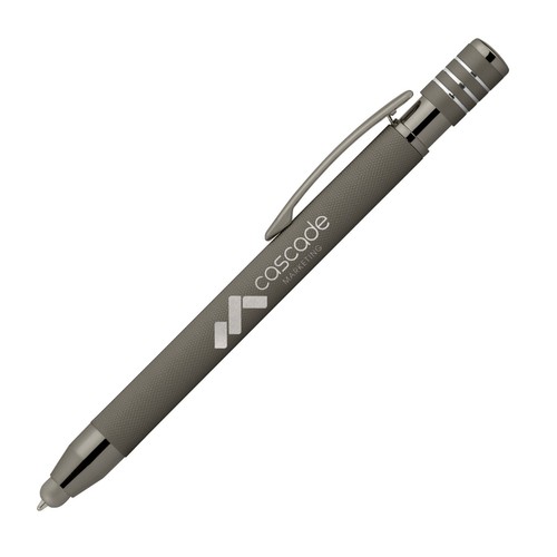 Personalized Marin Softy Monochrome Micro Knurl Stylus Pen Laser Engraved 100QTY - Picture 4 of 8