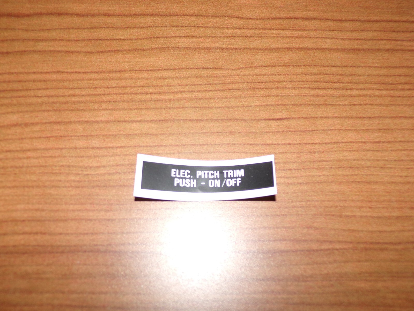 Aircraft Heat Defrost ON/OFF Decal | eBay