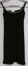 Guess Jeans, American Tradition, Black Sleeveless Ruffle Hem Dress, Size M