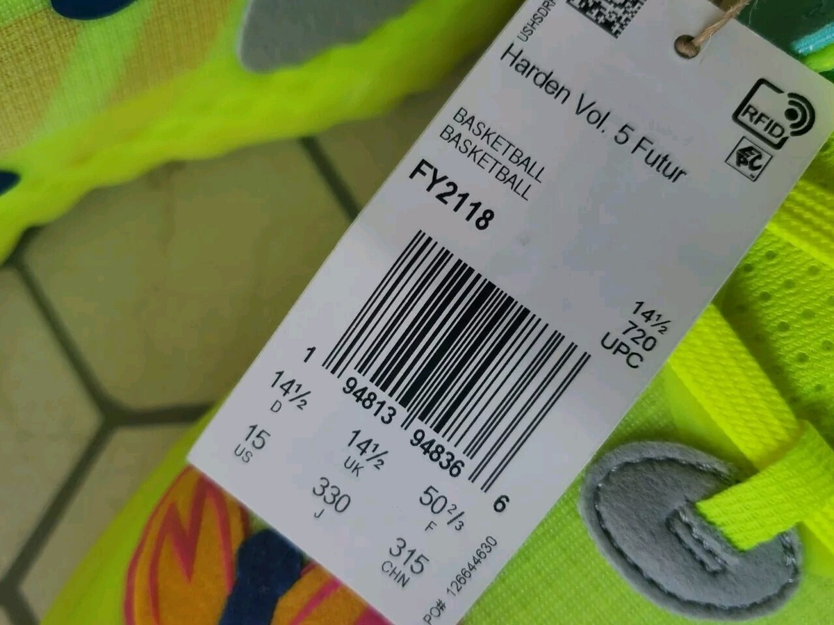 Adidas Harden Vol. 5 Futurenatural Solar Yellow Volt Mens  display picture 2