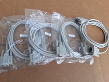 6 FT 4 Pack RS232 DB9 DB 9 9-Pin COM Port Male to Male M/M Molded Cable
