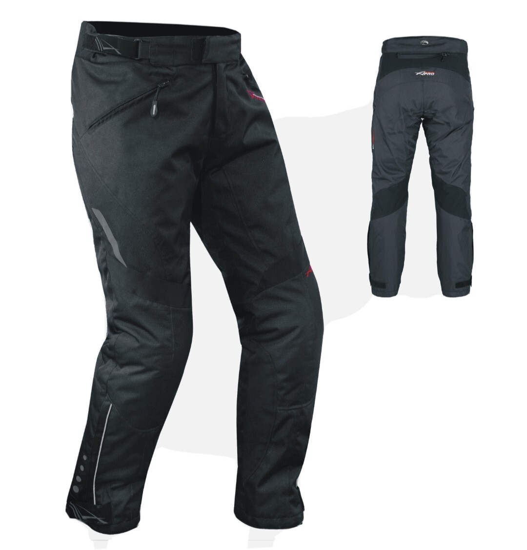 Pantaloni Impermeabile Moto Imbottitura Termica Estraibile Traspirante Cordura