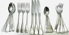ONEIDA SSS Stainless Flatware MINUTE MAN COLONIAL BOSTON Satin 22 Pcs Mixed Lot