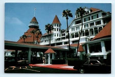 Hotel Del Coronado Entrance Coronado CA Postcard