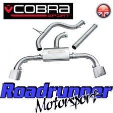 Cobra Leon Cupra 280 290 Cat Back Exhaust System 3" Stainless Non Resonated SE52