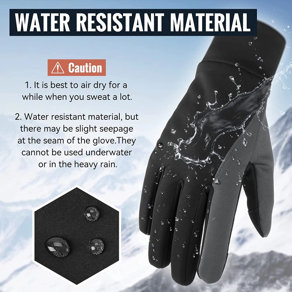 Women's water 2024 resistant gloves