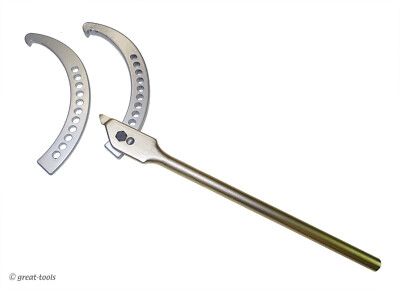 OTC TOOLS #7308   large hook spanner wrench   hydraulic gland nut tool