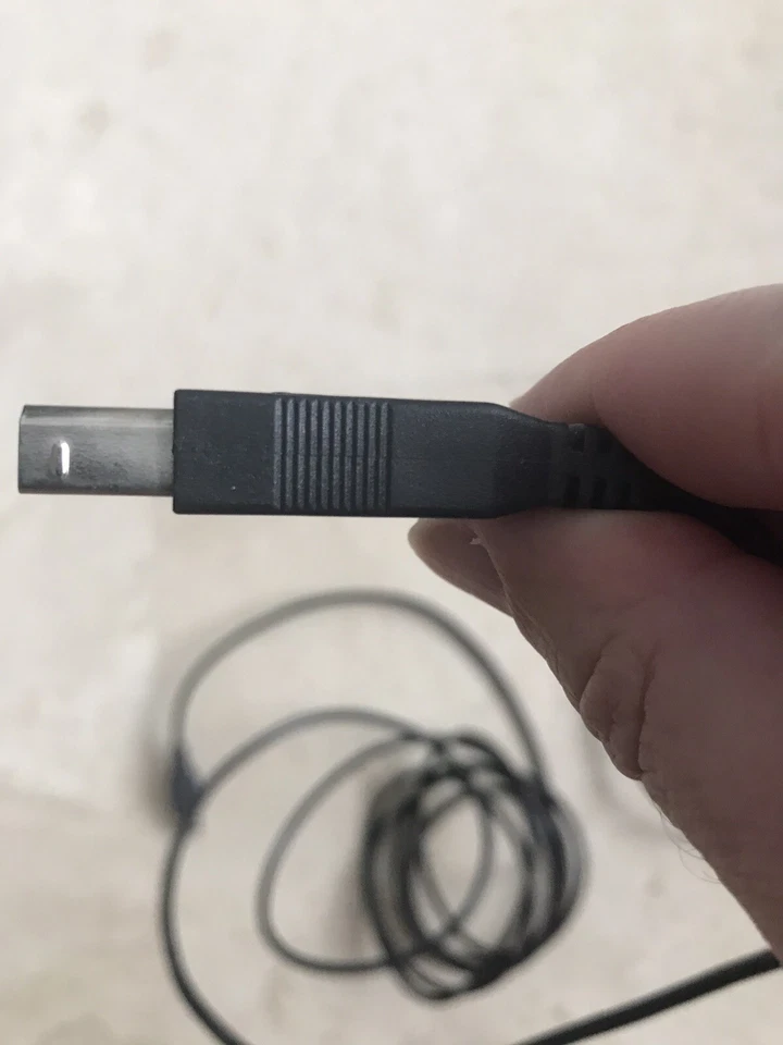 3 Prong power cord supply cable And USB Connector for Dell 1600n - Image 2 of 4