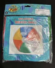 Kid Fun - Inflatable Beach Ball 15" Inflated