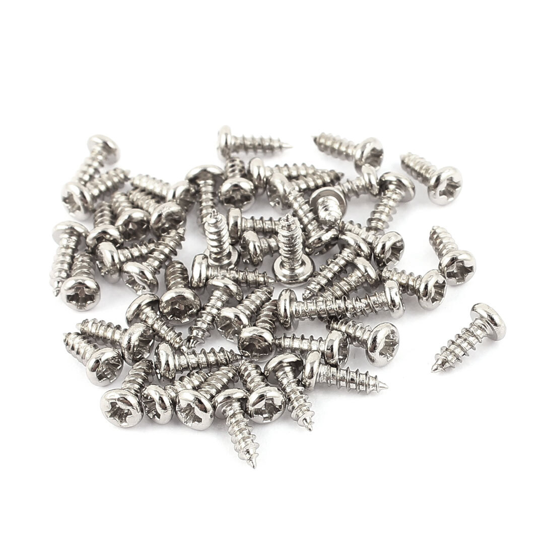 50 Vis M2x6mm Acier Inox 304 Tête Fraisée Hexagonale - Uxcell - Neuf