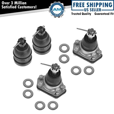 For 70-05 S10 Blazer Jimmy Sonoma Envoy Front Upper & Lower Ball Joint 4pc Set