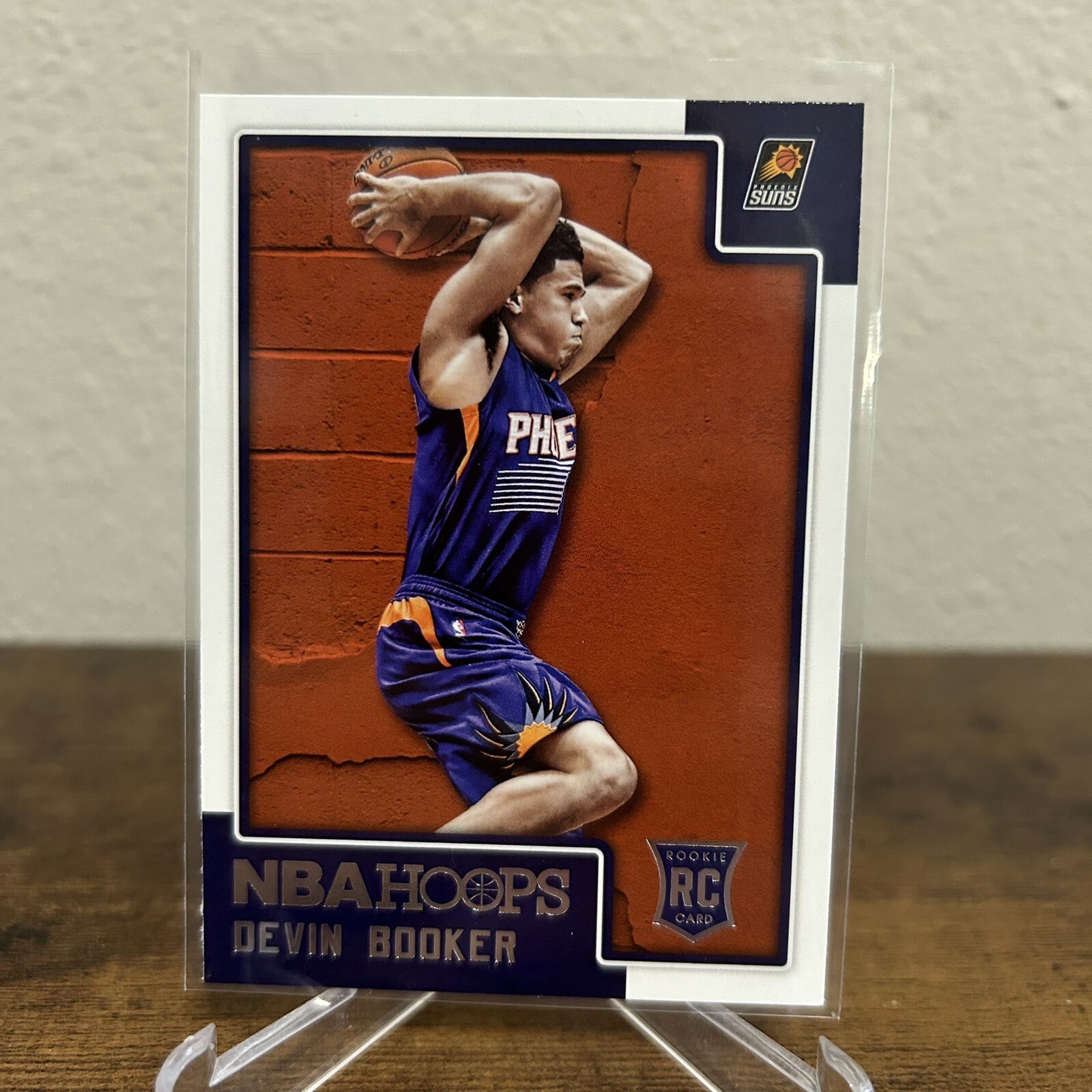 2015-16 Panini NBA Hoops Rookies Red Back Devin Booker #268 Rookie RC HS
