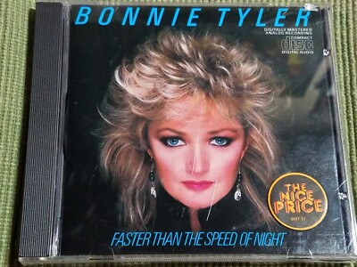 BONNIE TYLER FASTER THAN THE SPEED OF NIGHT 9 TRACK CD w/TOTAL
