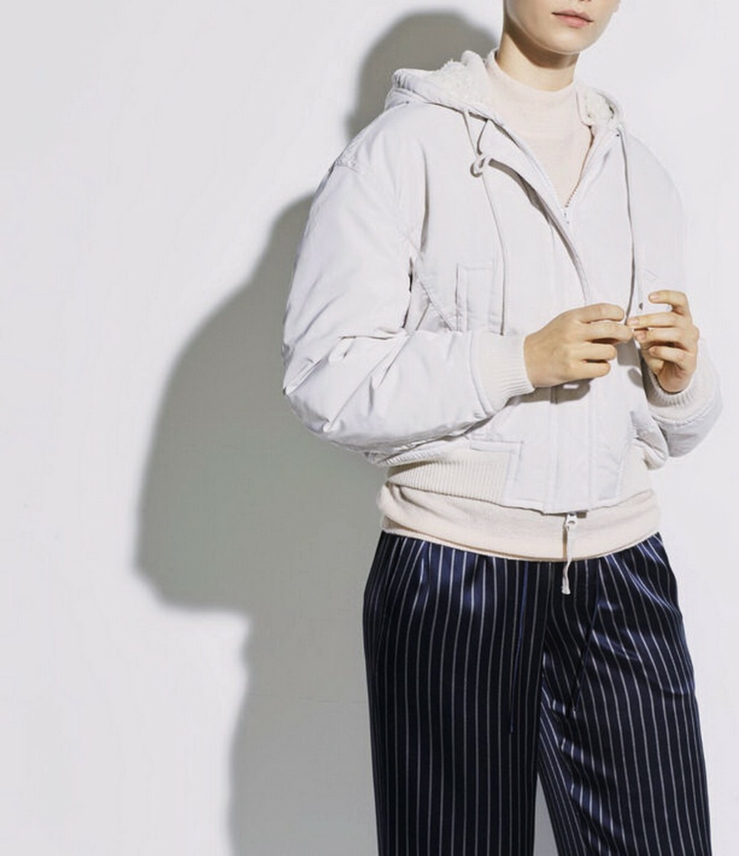 Shearling Vince Soft Bomber NWT Vince Faux Shearling Lined Zip