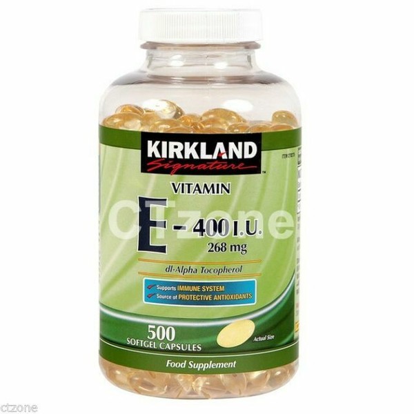 Kirkland Signature Vitamin E 180 Mg. 500 Softgels for sale online eBay
