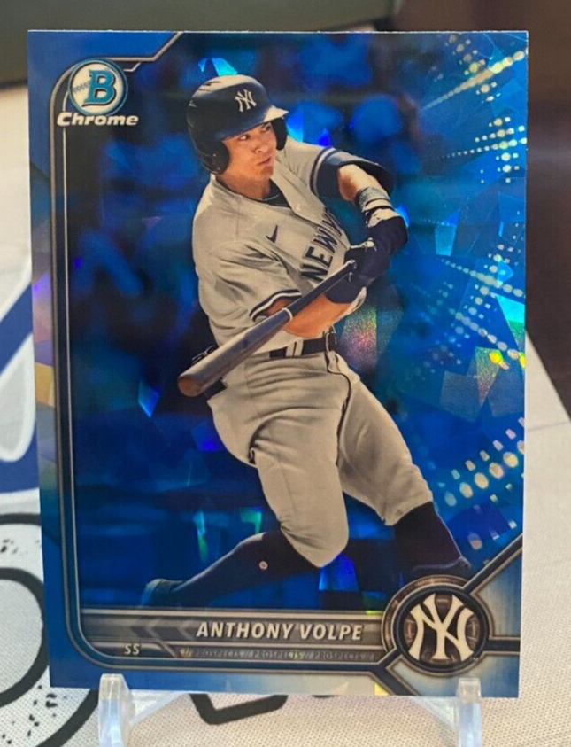 2022 Bowman Chrome Draft Sapphire ANTHONY VOLPE Prospect #BDC-68