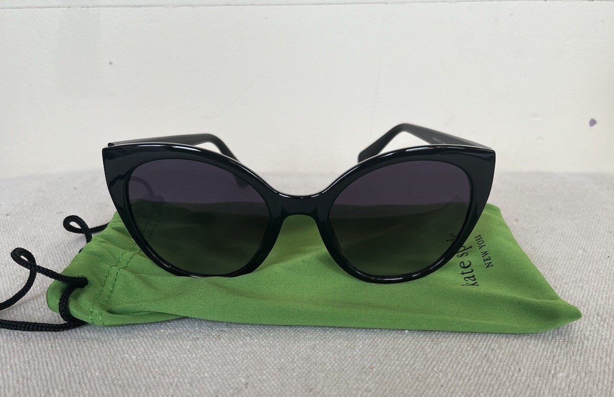 Kate Spade Samantha/S Sunglasses 80790 54 20 140 Black Cat  display picture 1