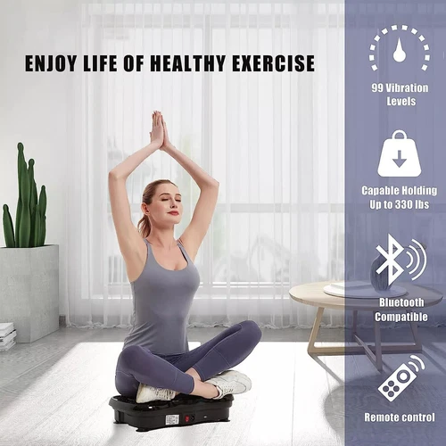 Vibration Plate Exercise Machine Whole Body Workout Lose Weight Fitness Machine - Picture 14 of 15