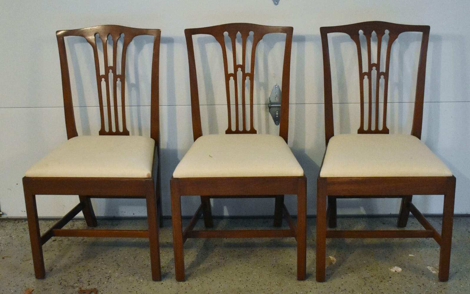 Set of 6 Biggs (Kittinger) Chippendale Mahogany Dining Chairs Richmond