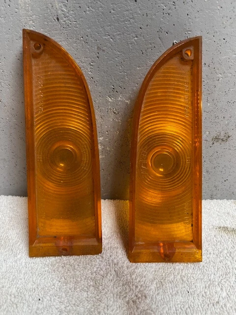 Mopar - Lentes Plymouth Valiant Park Light originales OEM 1964-65 - sin grietas Foto 4 de 4