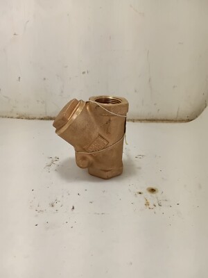 Milwaukee Valve Y-Strainer Check Valve 1  Bronze 150s/300w#249F21FML (TR31)