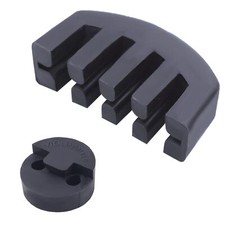 Rubber Violin Practice Mute Claw Style Round Tourte Style Mute Silent Practice