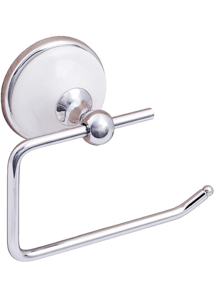 White Ceramic Toilet Paper Holders & Storage