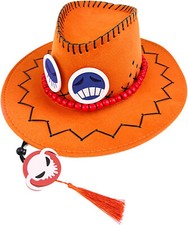 Cappello da Portgas D· Ace Cappello da Cowboy Cappello Australia cosplayer