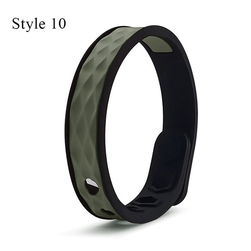Silicone Negative Ion Anti-static Weight Loss Wristband Bracelet For Sport New - Picture 34 of 39