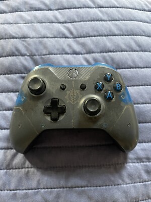 Manette Xbox One Sans Fil - Gears of War 4 JD Fenix Bleue - XONE - Accessoire Occasion Pas Cher