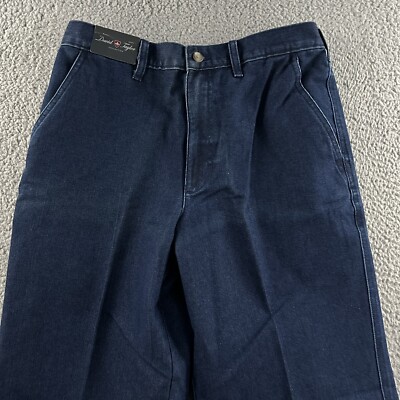 David Taylor Mens Jeans Blue Size 32x26 Denim Back Elastic Stretch