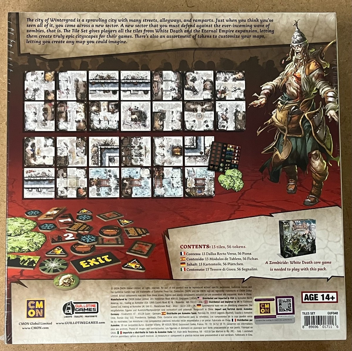 White Death Tile Set (Extra Tiles Pack) for Zombicide: White Death