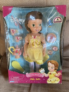 belle doll with tea set