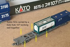N gauge demountable 20ft ISO Cargo Tanker Frame Tanks & Containers 2pk