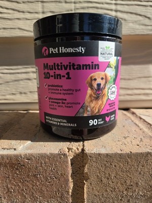 PetHonesty Multivitamin with Glucosamine Dog Supplement - 90 Count CHICKEN 01/27