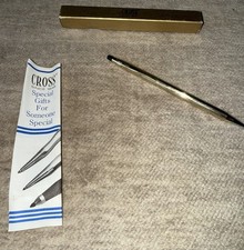 Vintage Cross 12k Gold Pen Original Box  Papers